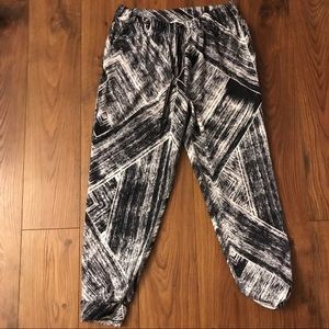 Navy and White Lululemon Athletic Joggers